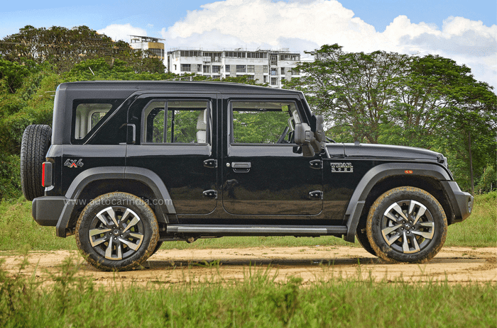 Mahindra Thar Roxx side profile Mahindra Thar Roxx side profile