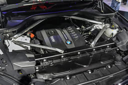 Bmw X5 Open Bonnet Engine Shot