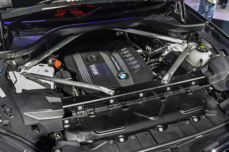 Bmw X5 Open Bonnet Engine Shot