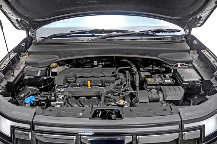 Open Bonnet Engine Shot