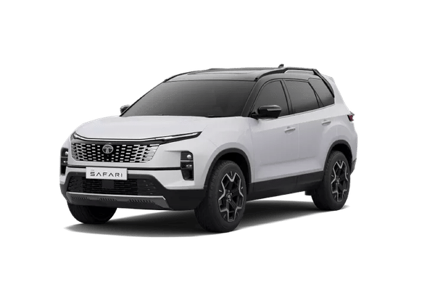 Tata Safari Black / Stellar Frost (dual Tone) Color Image